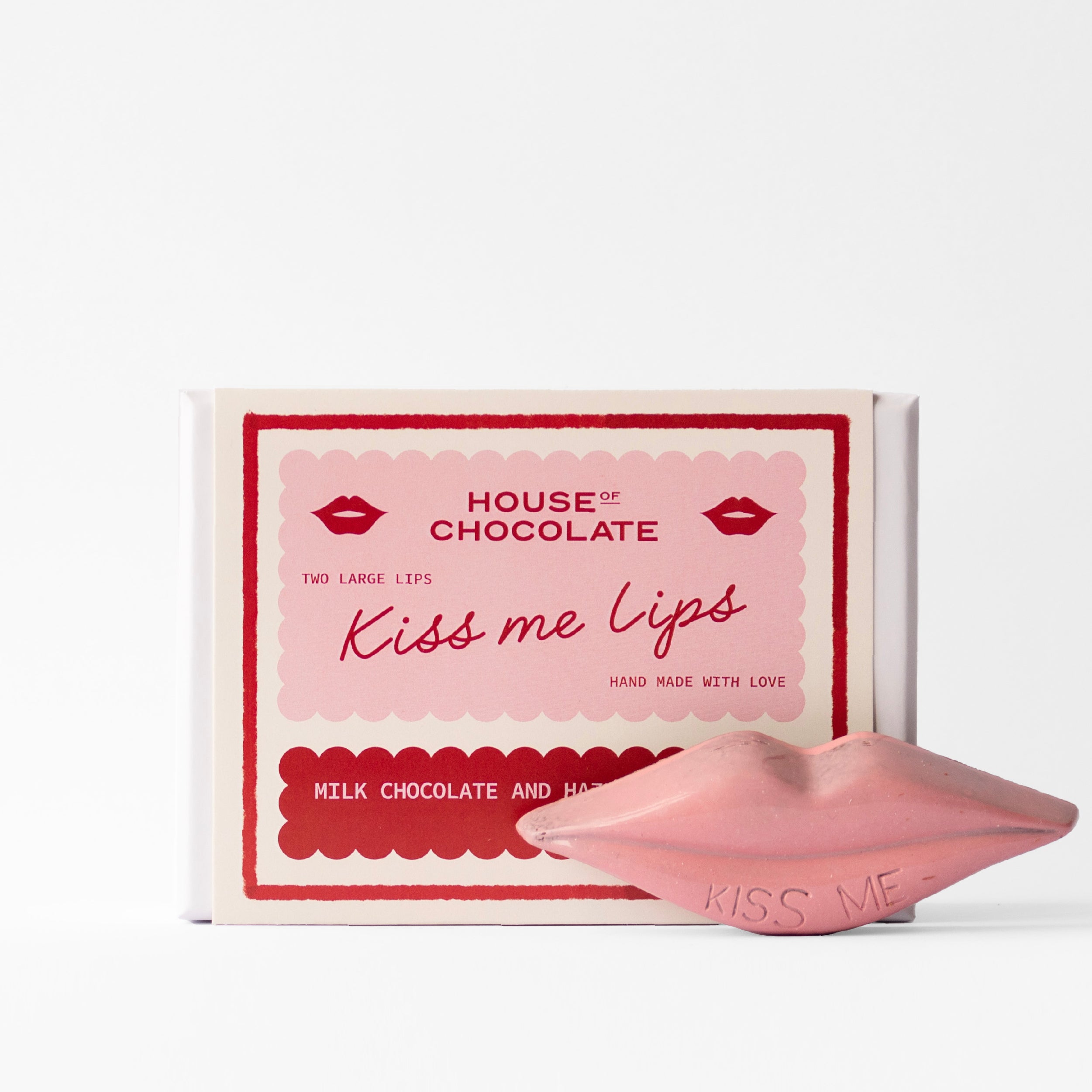 Chocolate Heart & Kiss Me Lips Box Duo