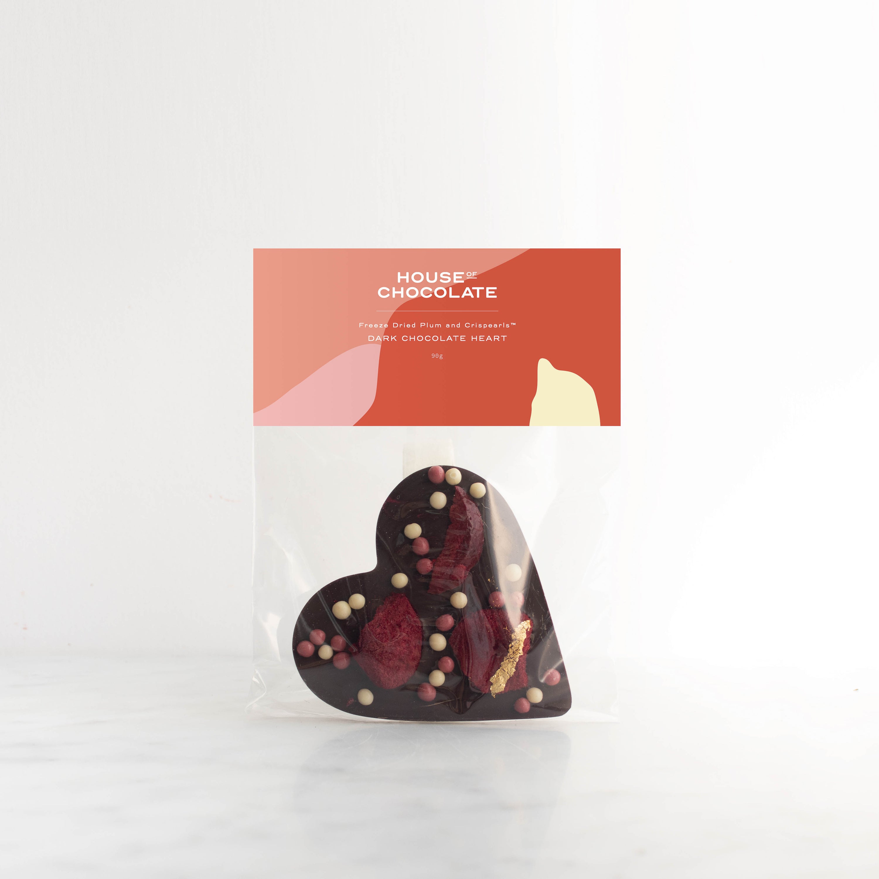 Plum & Crispearl Chocolate Heart