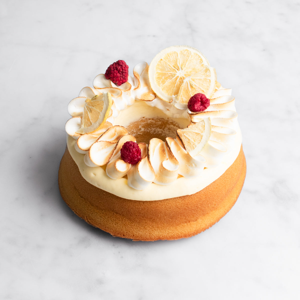 Lemon Meringue Bundt Cake