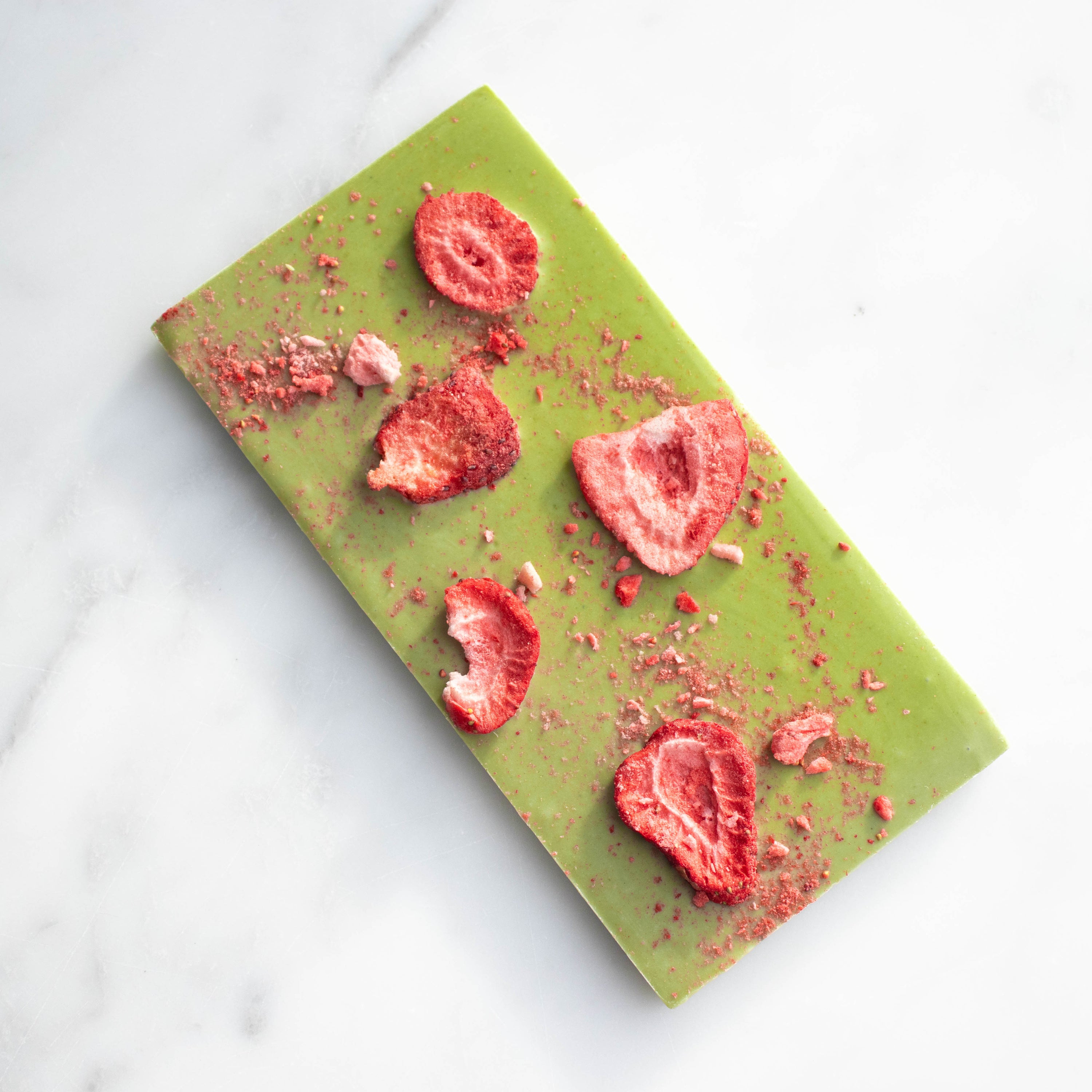 Creation of the Month | Strawberry Matcha Chocolate Bar