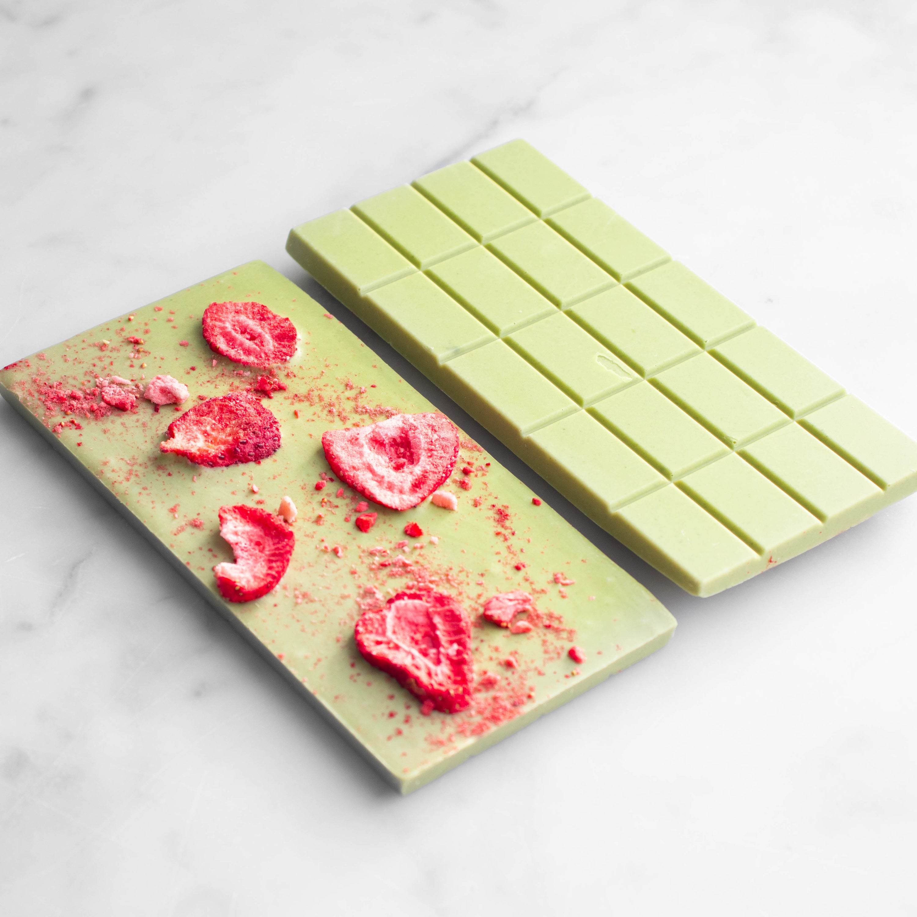 Creation of the Month | Strawberry Matcha Chocolate Bar