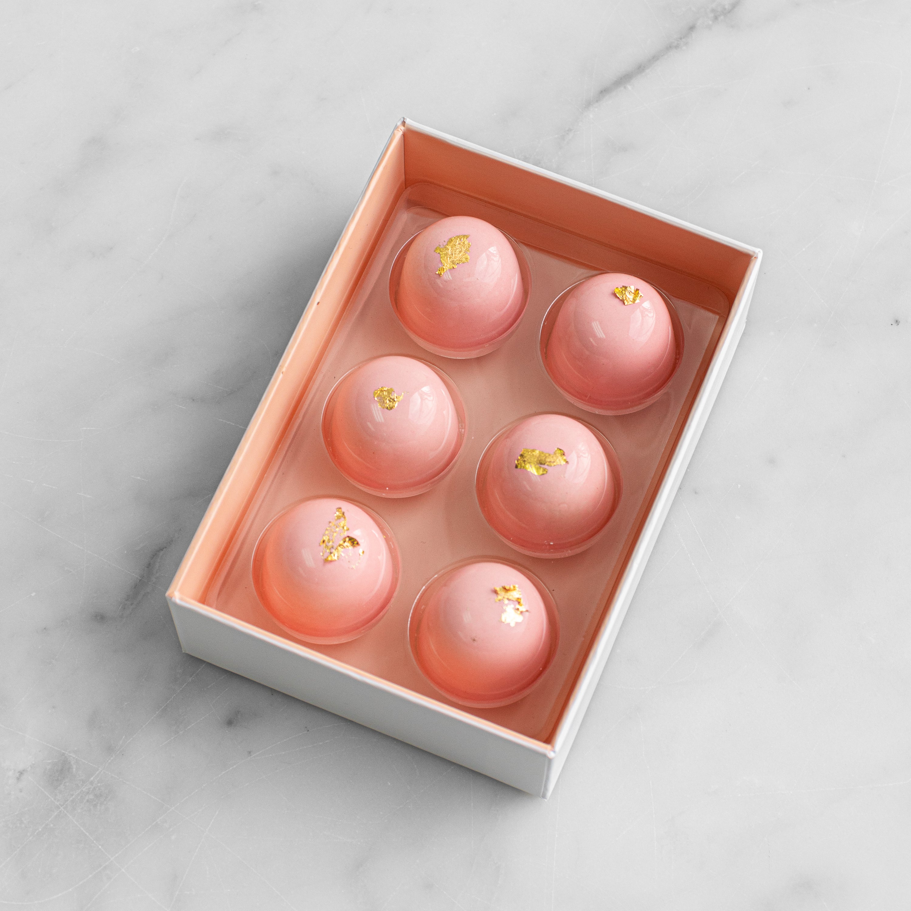 Six Piece Single Flavour Bonbon Box