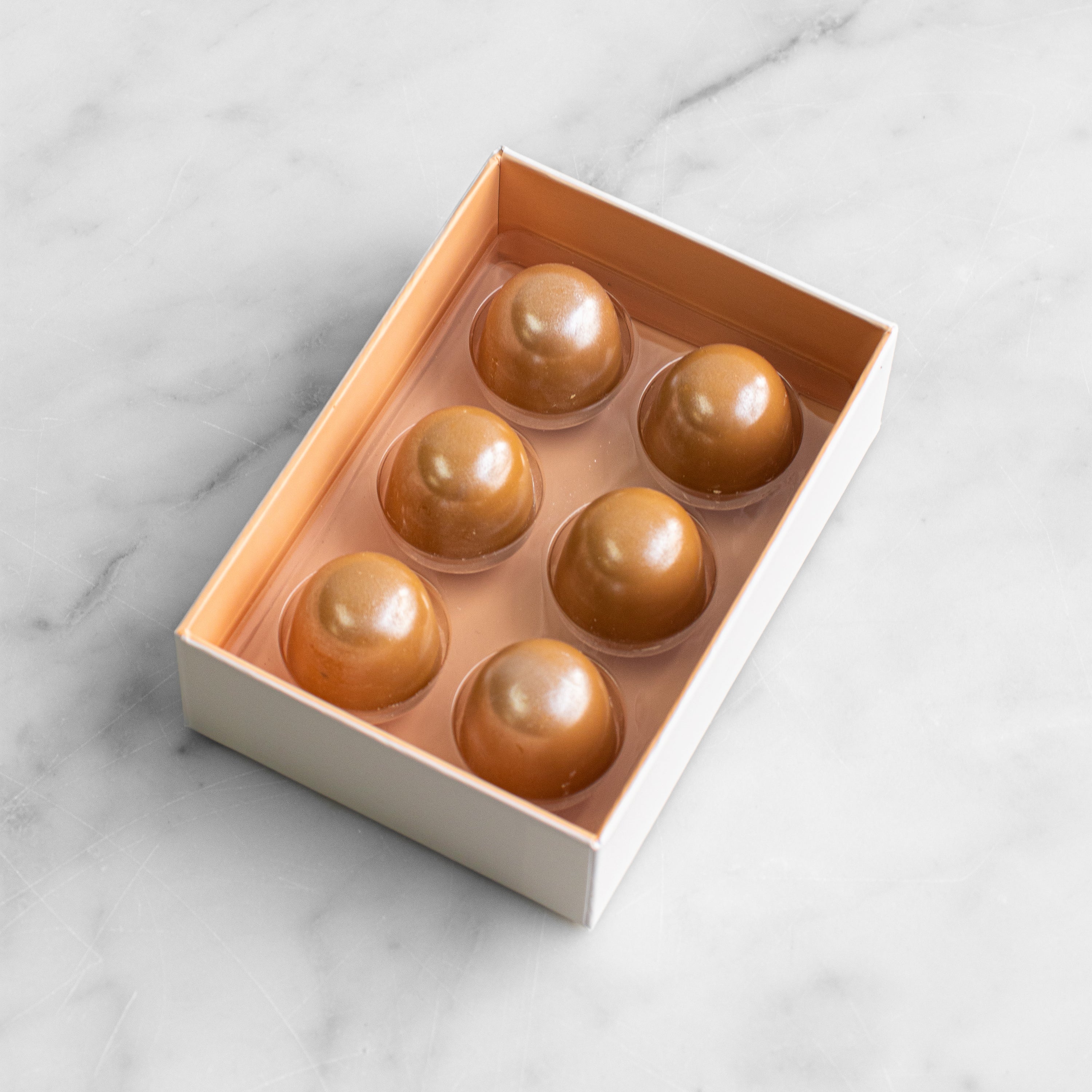 Six Piece Single Flavour Bonbon Box