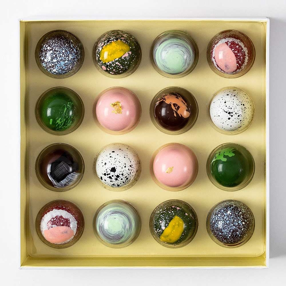 16 Piece Bonbon and Liqueur Truffle Selection Duo