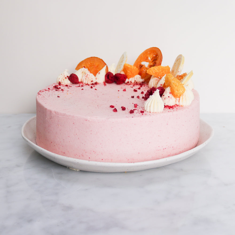 Flourless Raspberry and Citrus Cake | Gluten Free